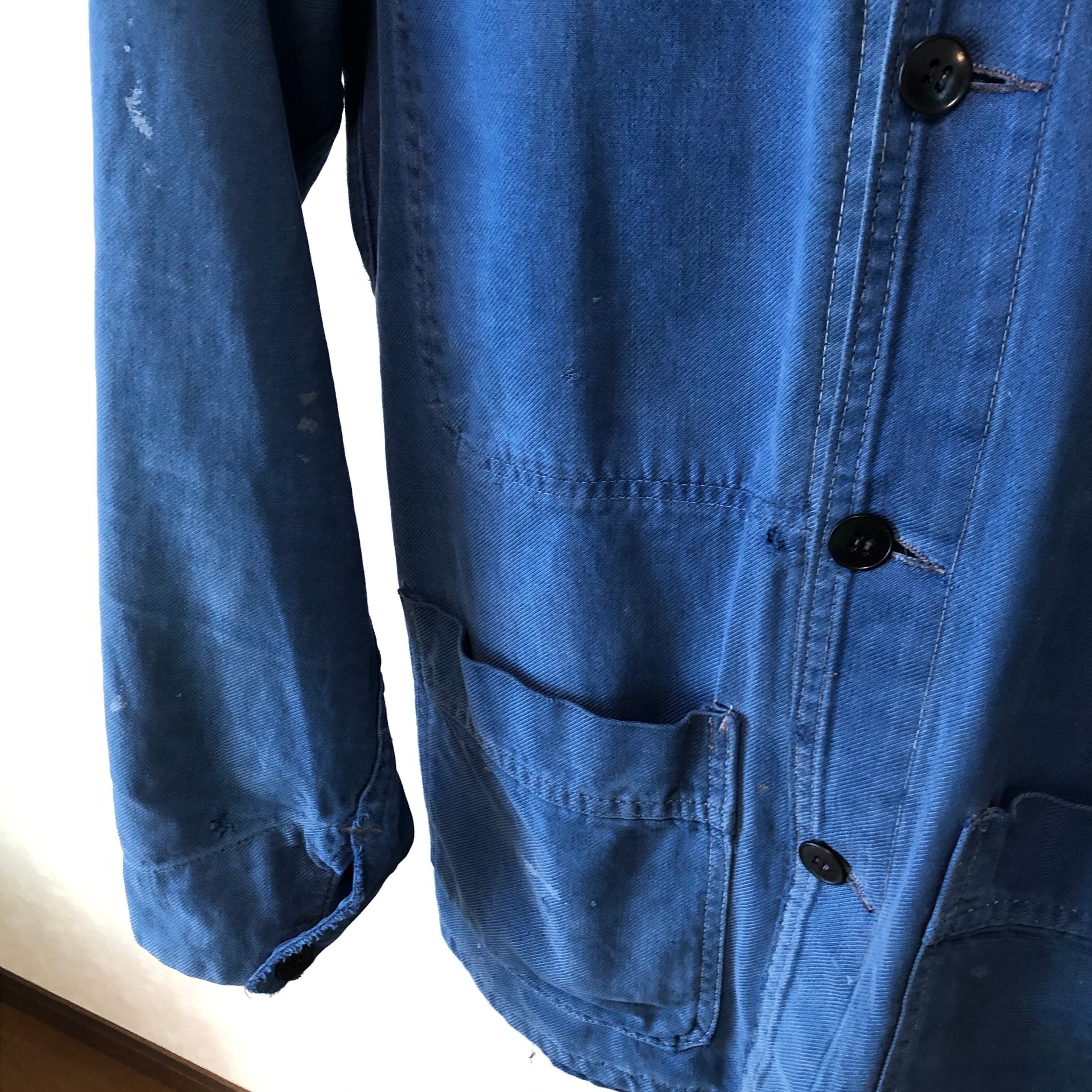 【Vintage】00s Stitch denim work jacket