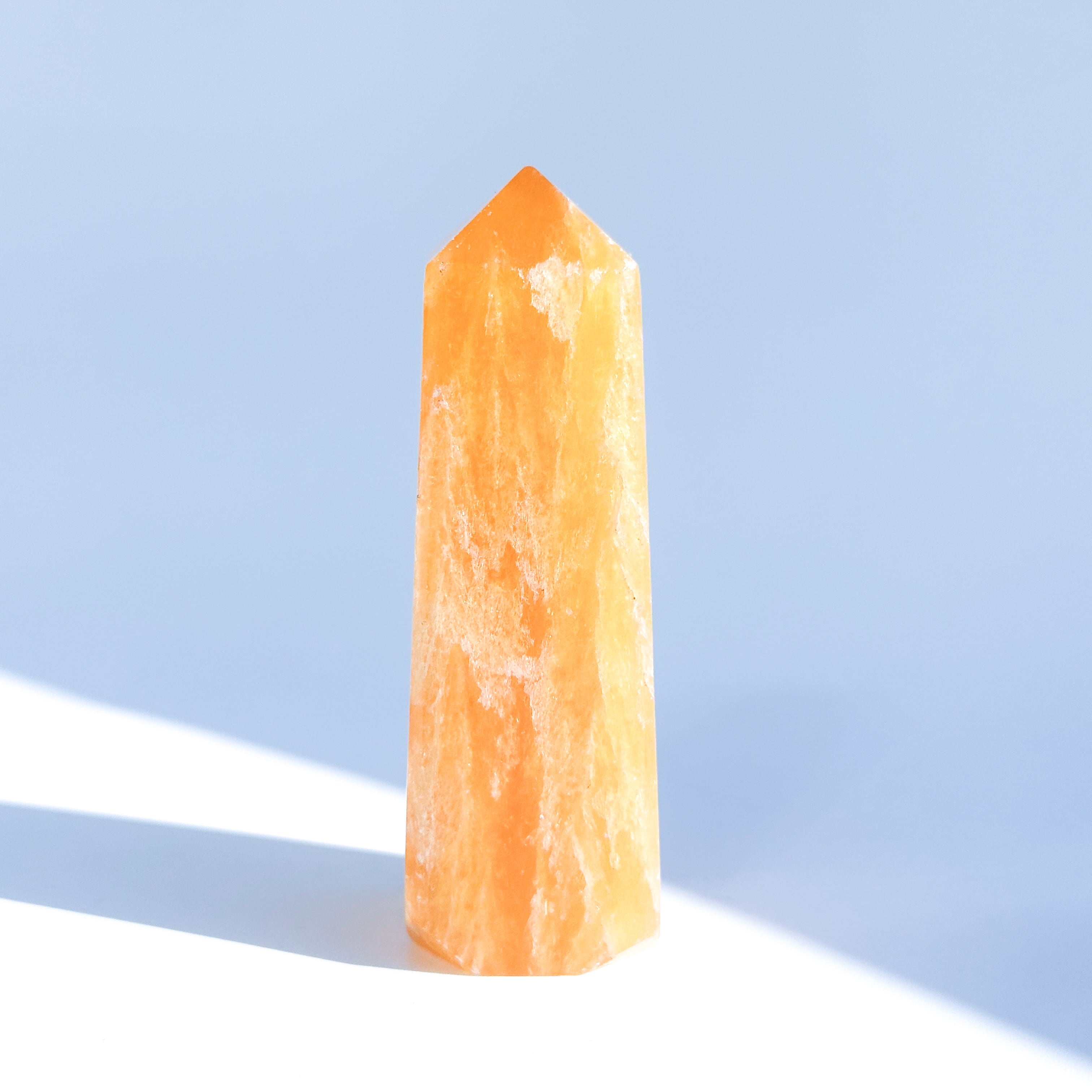 オレンジカルサイト タワー型81◇ Orange Calcite ◇天然石・鉱物