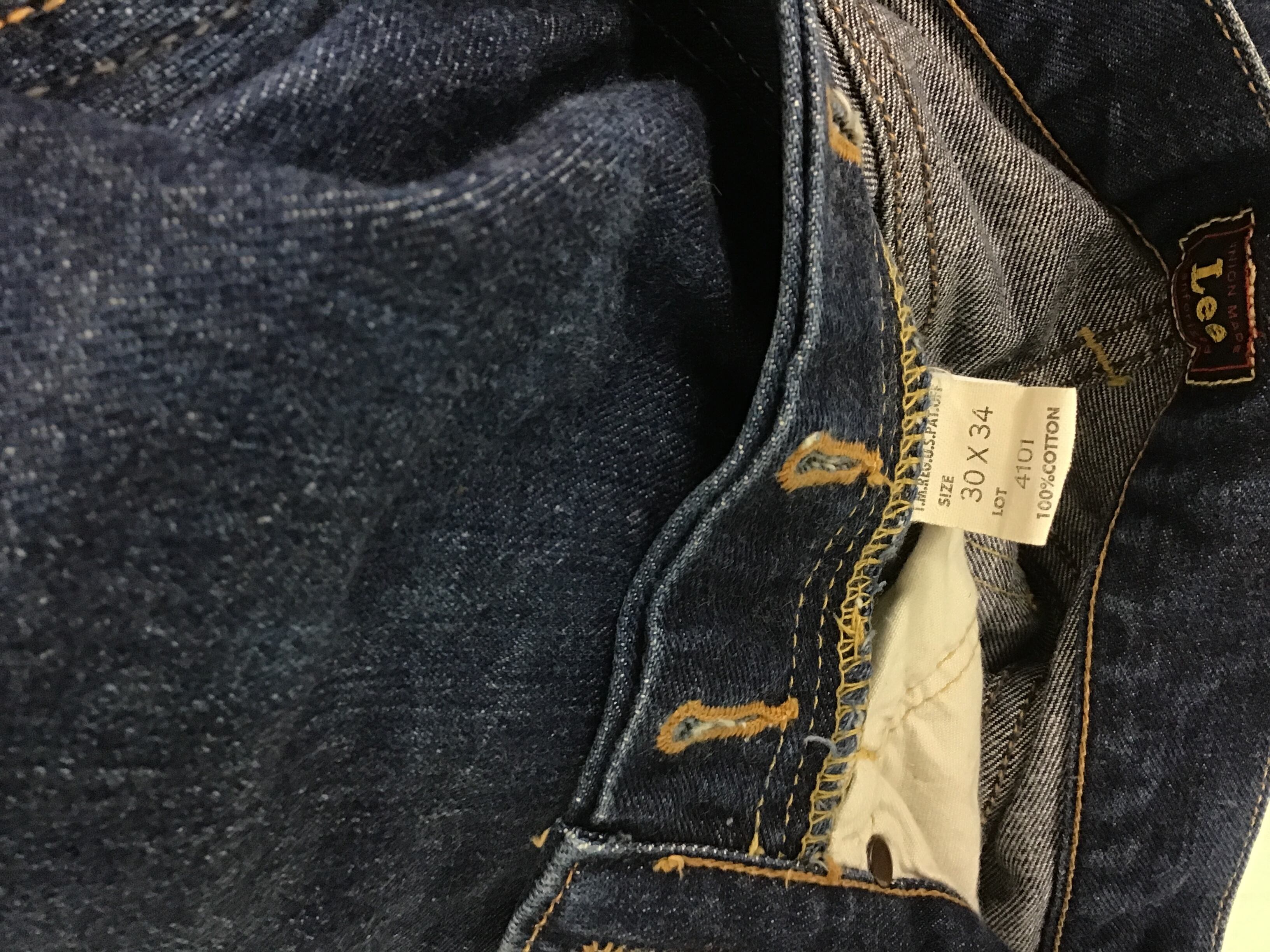 人気! 縦落ち】Lee 101B 1946年モデル 90年後半エドウイン製復刻 人気! 縦落ち】Lee 101B 1946年モデル 90年後半エドウイン製復刻