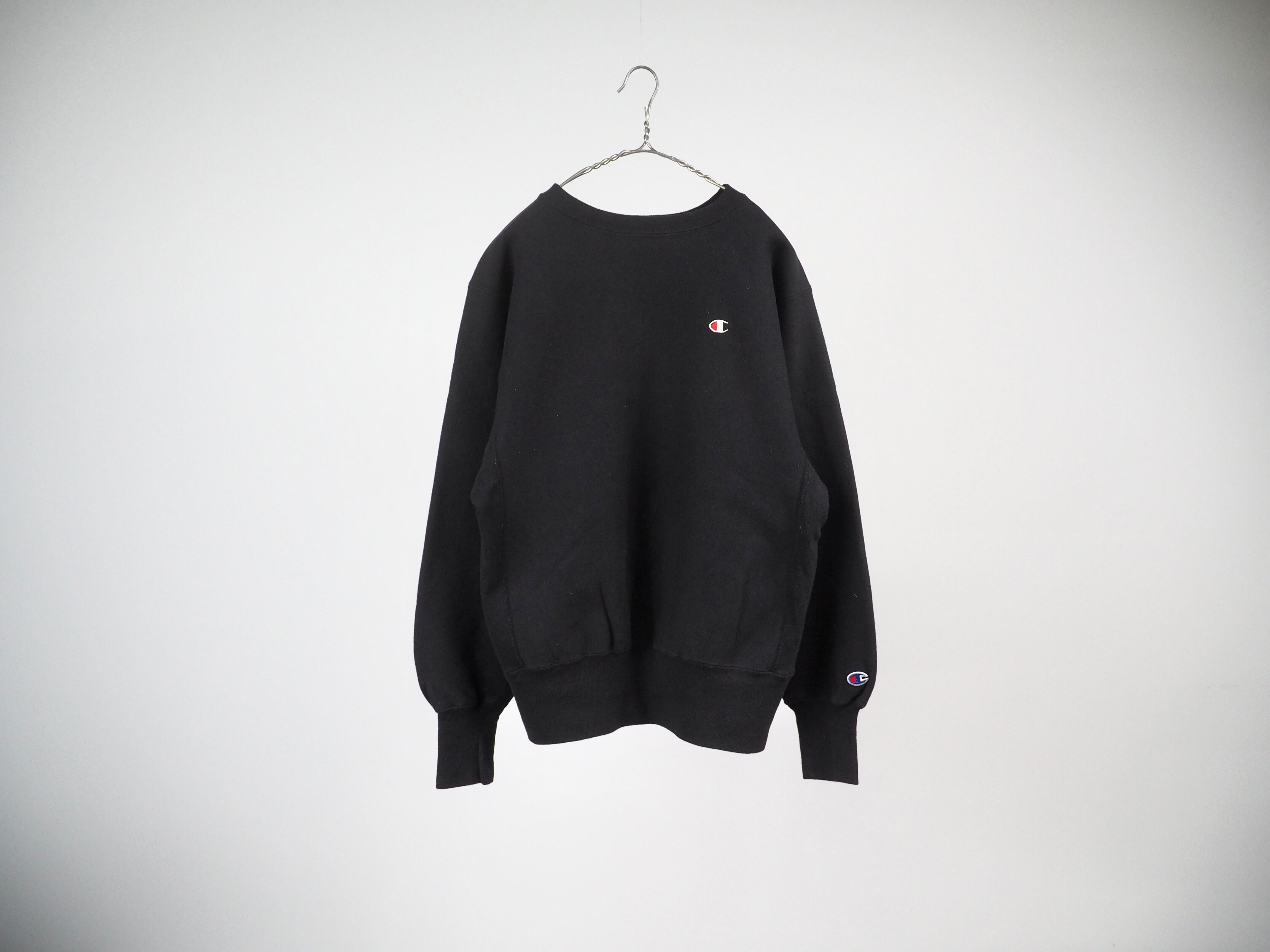 《Black》1990’s Champion Reverse weave sweatshirt M /made in USA