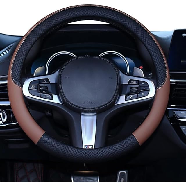 HUACHENG ハンドルカバー 車用 軽自動車 mサイズ ステアリングカバー
