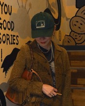 東京サイエンス x WV / Navajo Fossil Cap - Green