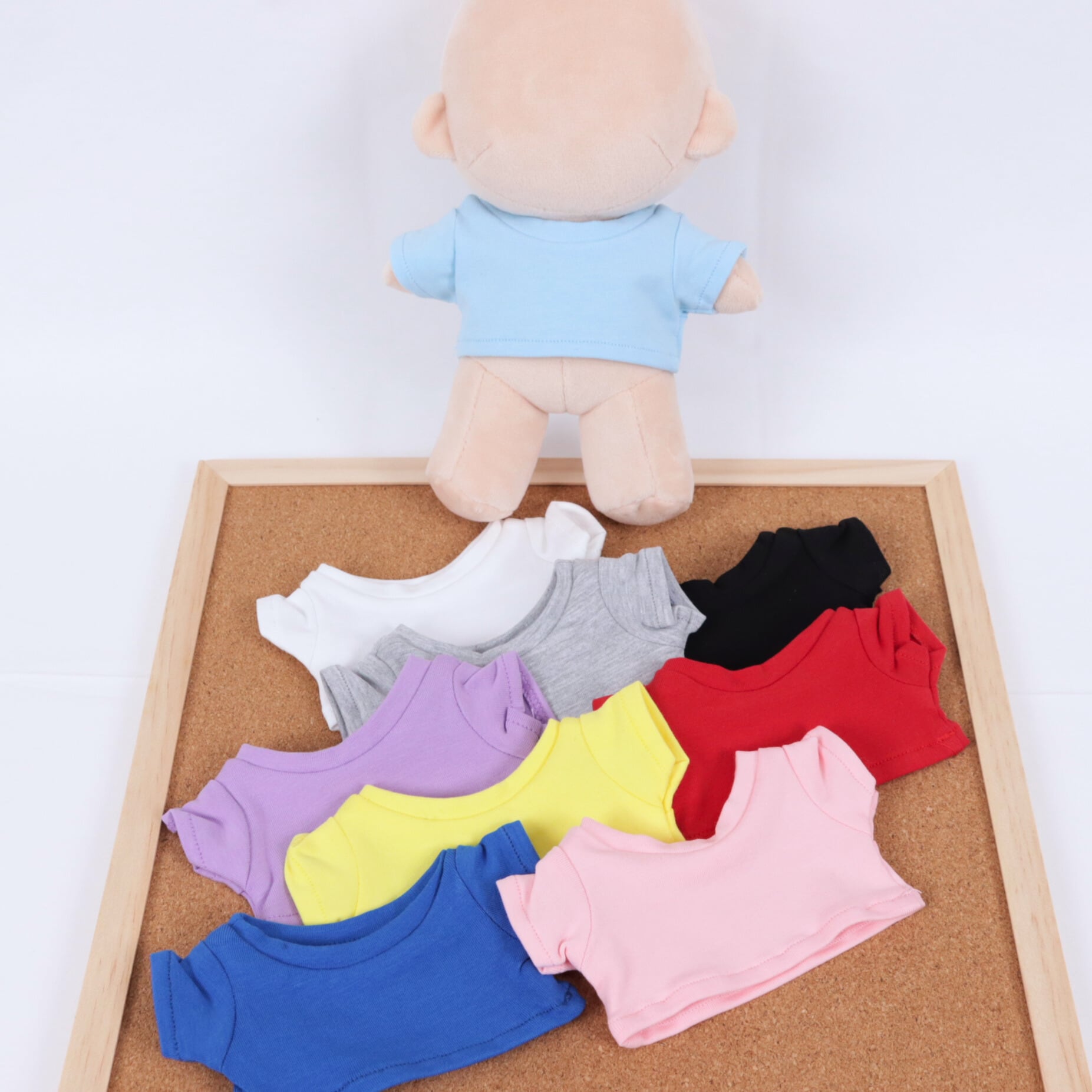 Tシャツ 約20cm用 トップ 03010017 ぬい服 ぬいぐるみ用 装飾 | リボン