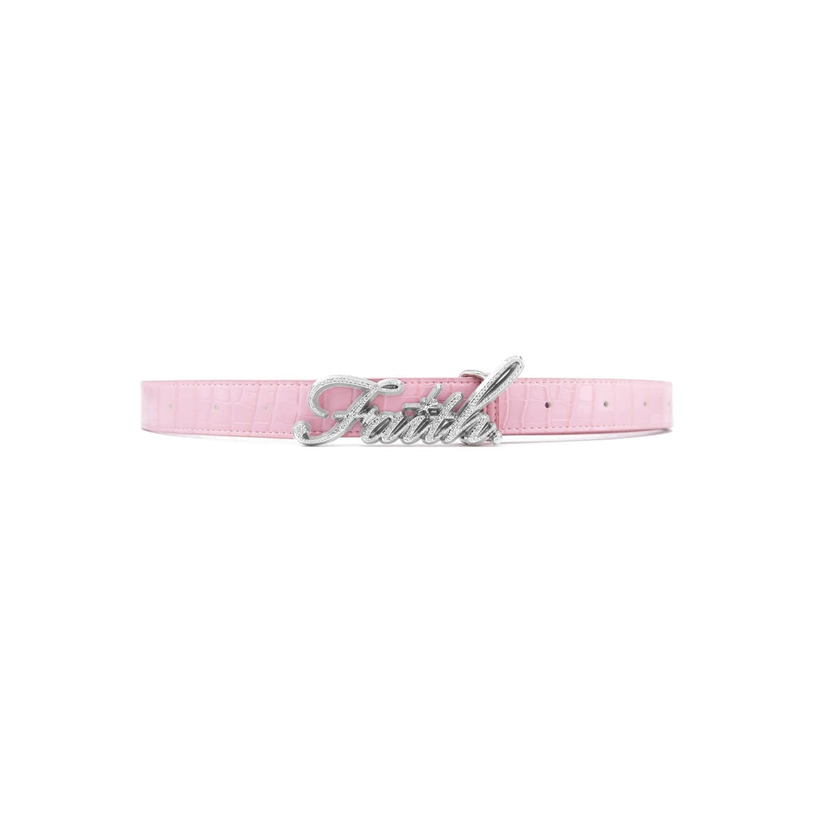 FAITH BY LUIS / PINK CROCODILE BELT | HOLICK