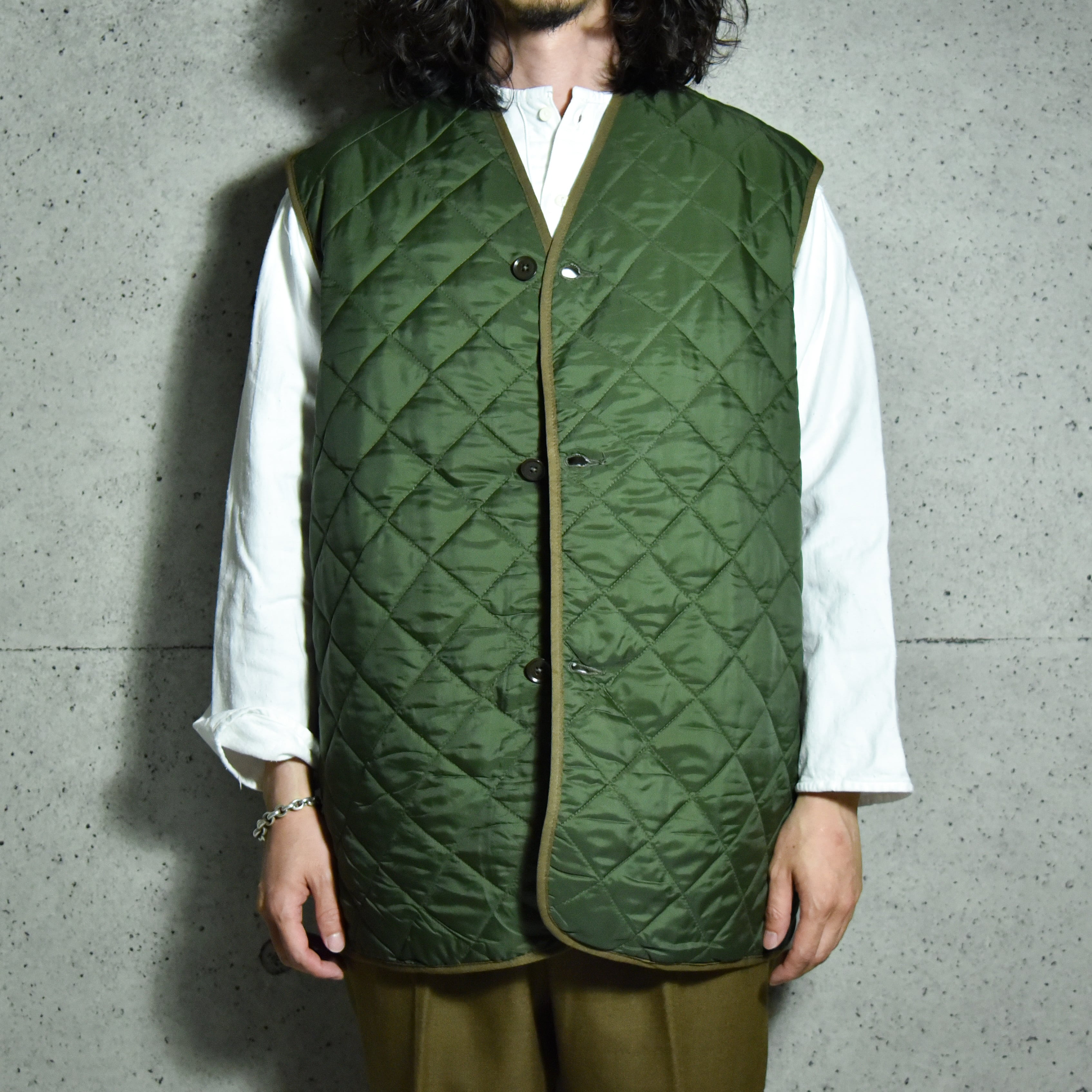 【DEAD STOCK】British Army Quilting Liner Vest イギリス軍