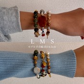 bracelet |  wood×pearl［GB036］