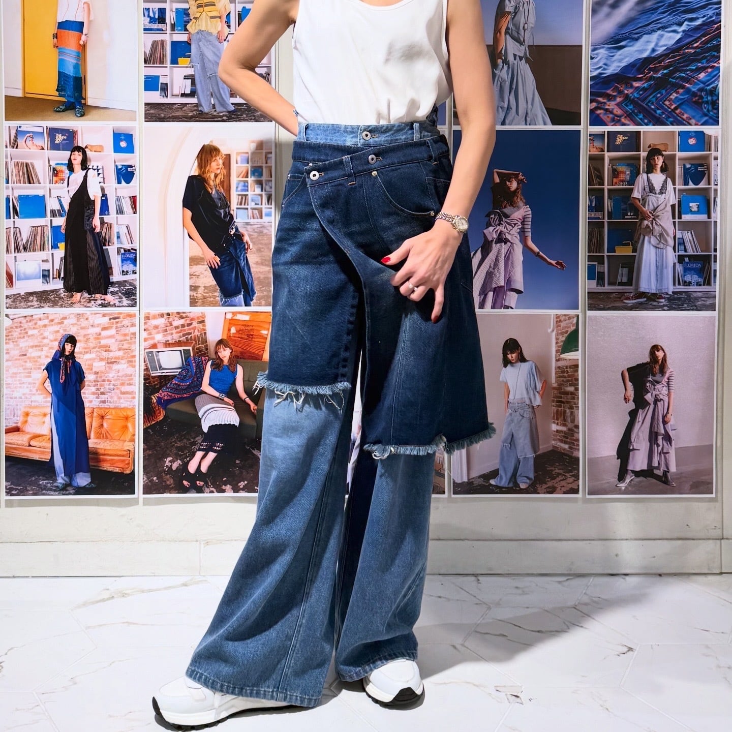 アンナケリー Annakerry 超軽量 ワイドデニム | Sister by ParisLagar