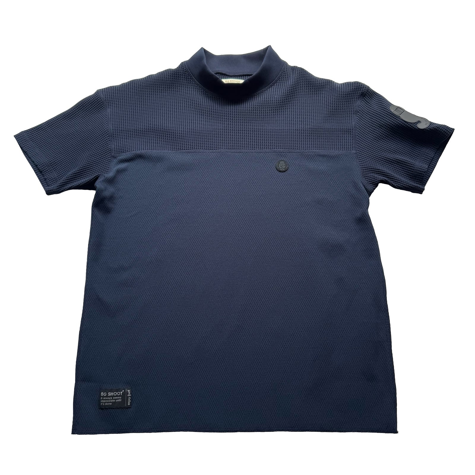 THERMAL FOOTBALL MOCK NECK SHIRTS -NAVY- | 8G SHOOT WEBSTORE