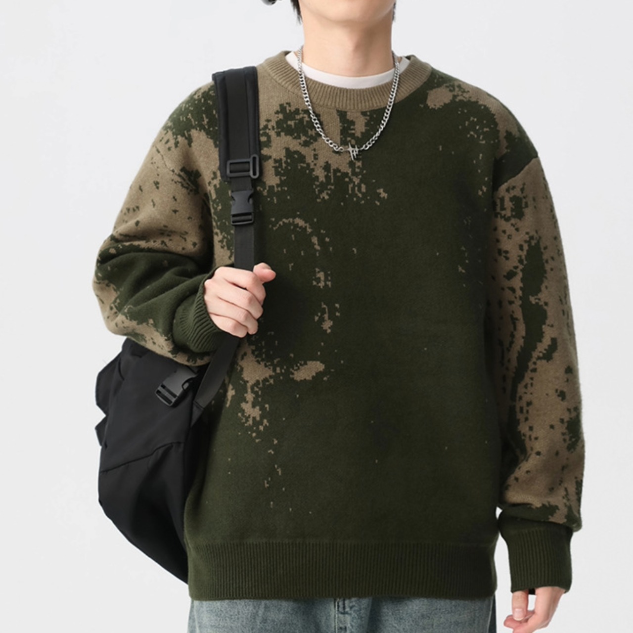 Abstract Pattern Sweater / M–3XL　TB2638・画像2