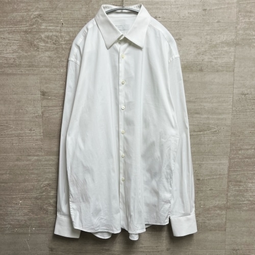 PRADA プラダ　UCM473 オーバーサイズシャツ　ホワイト　【中目黒B4】