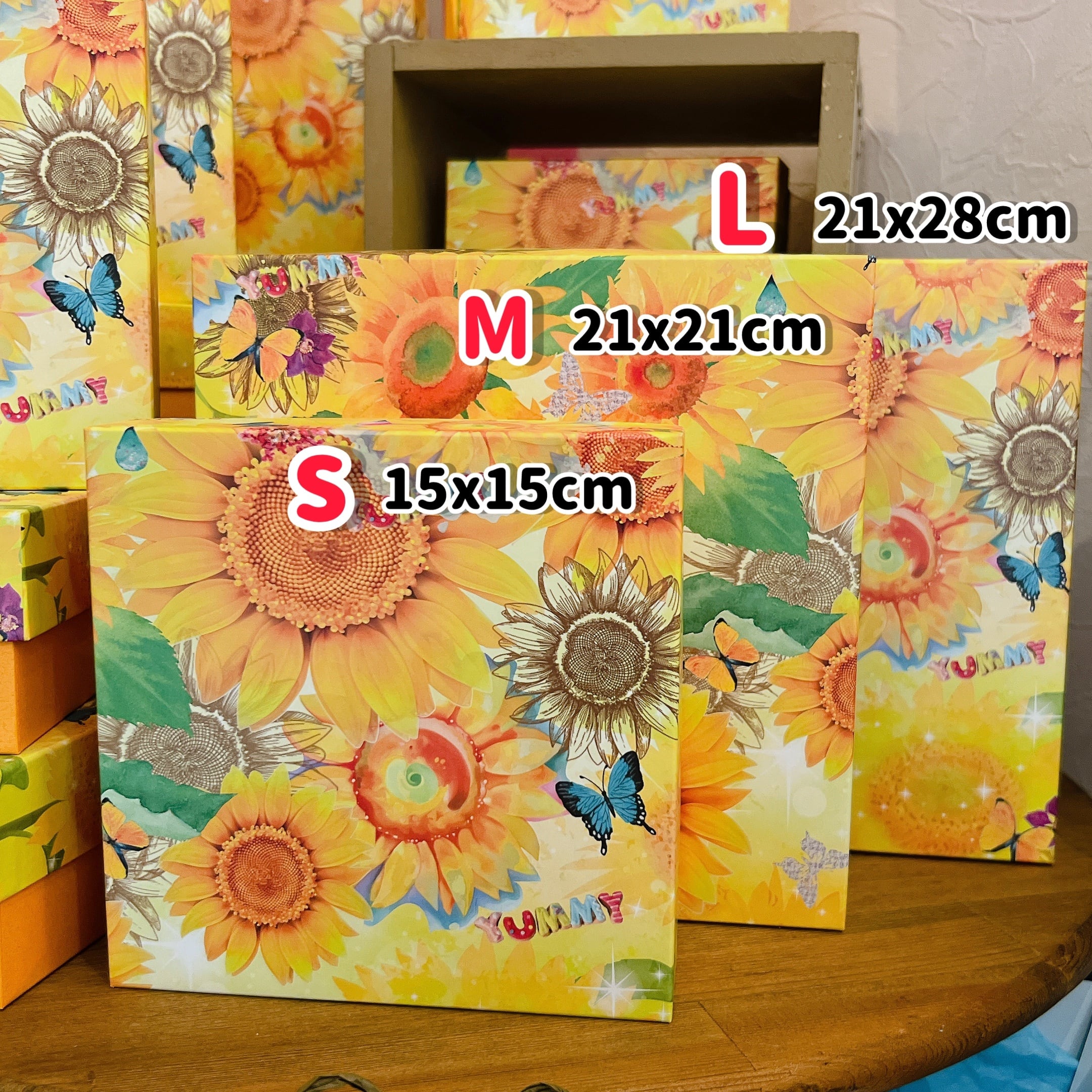 中身を選んで詰める用 ギフトBOX Lサイズ 21x28cm（紙袋付き）焼き菓子