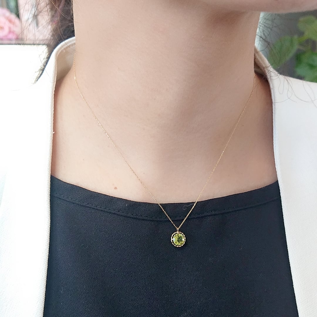 K18 ペリドット ネックレス ● | 株式会社Jewelry伊藤 powered by BASE