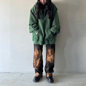 -WEARGUARD- moss green half zip parker