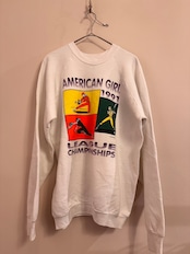 1991年 AMERICAN GIRL LEAGUE CHAMPIONSHIPS USA製 FRUIT OF THE LOOM ラグラン スウェット