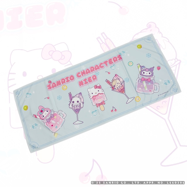 ひんやり冷感フェイスタオル【SUMMER SWEETS】