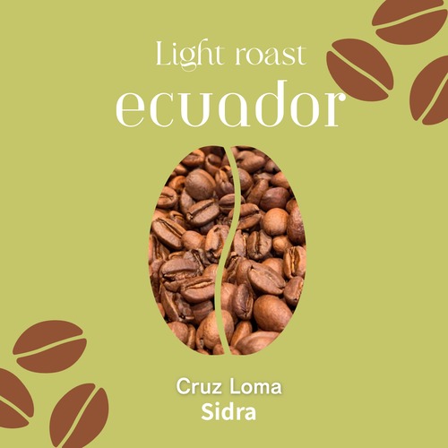 【エクアドル】Cruz Loma Sidra Natural｜Light roast-100g
