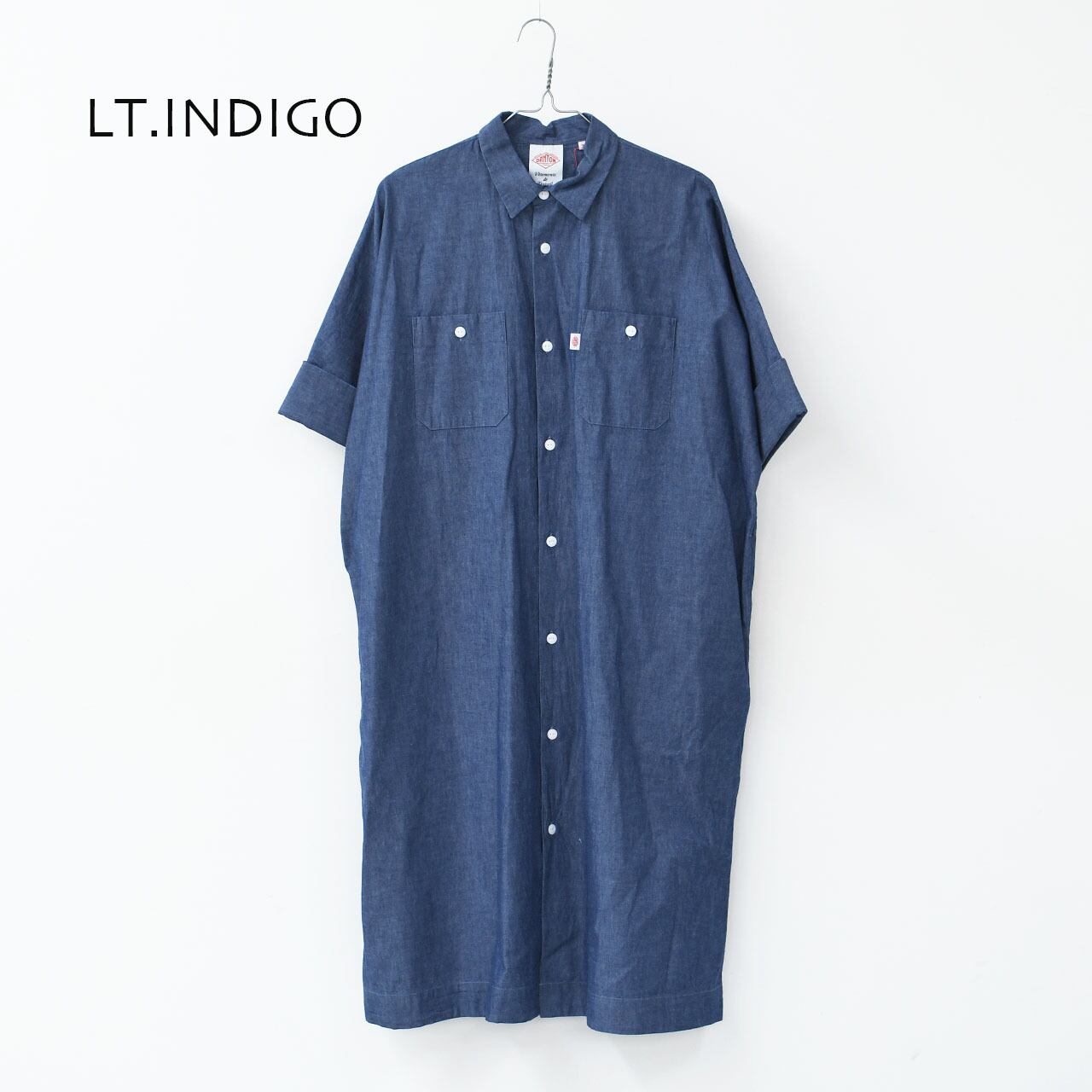 DANTON [ダントン] W COTTON CHAMBRAY WORK SHIRT [DT-G0091SCA