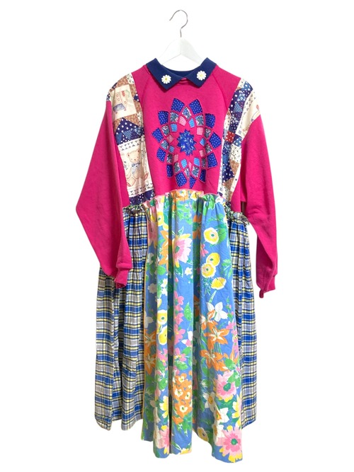 【1/18(日)21:00-1/21(水)12:00まで限定❣️】kukuru / リメイクワンピース