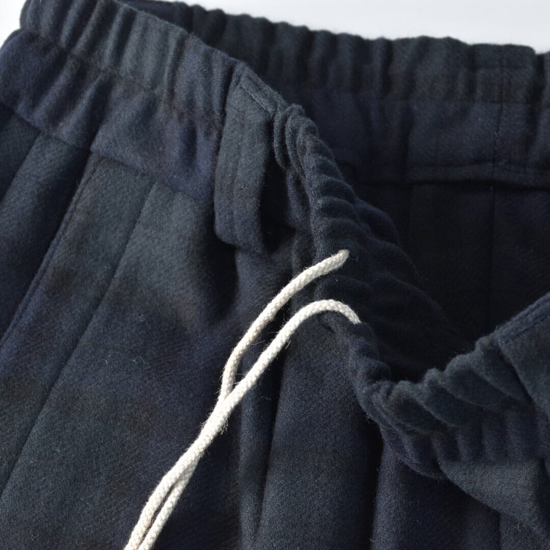 atelier naruse アトリエナルセ ウールフラノガウチョパンツ・ブラックウォッチ ウールフラノ生地を使った人気の定番パンツです【送料無料】