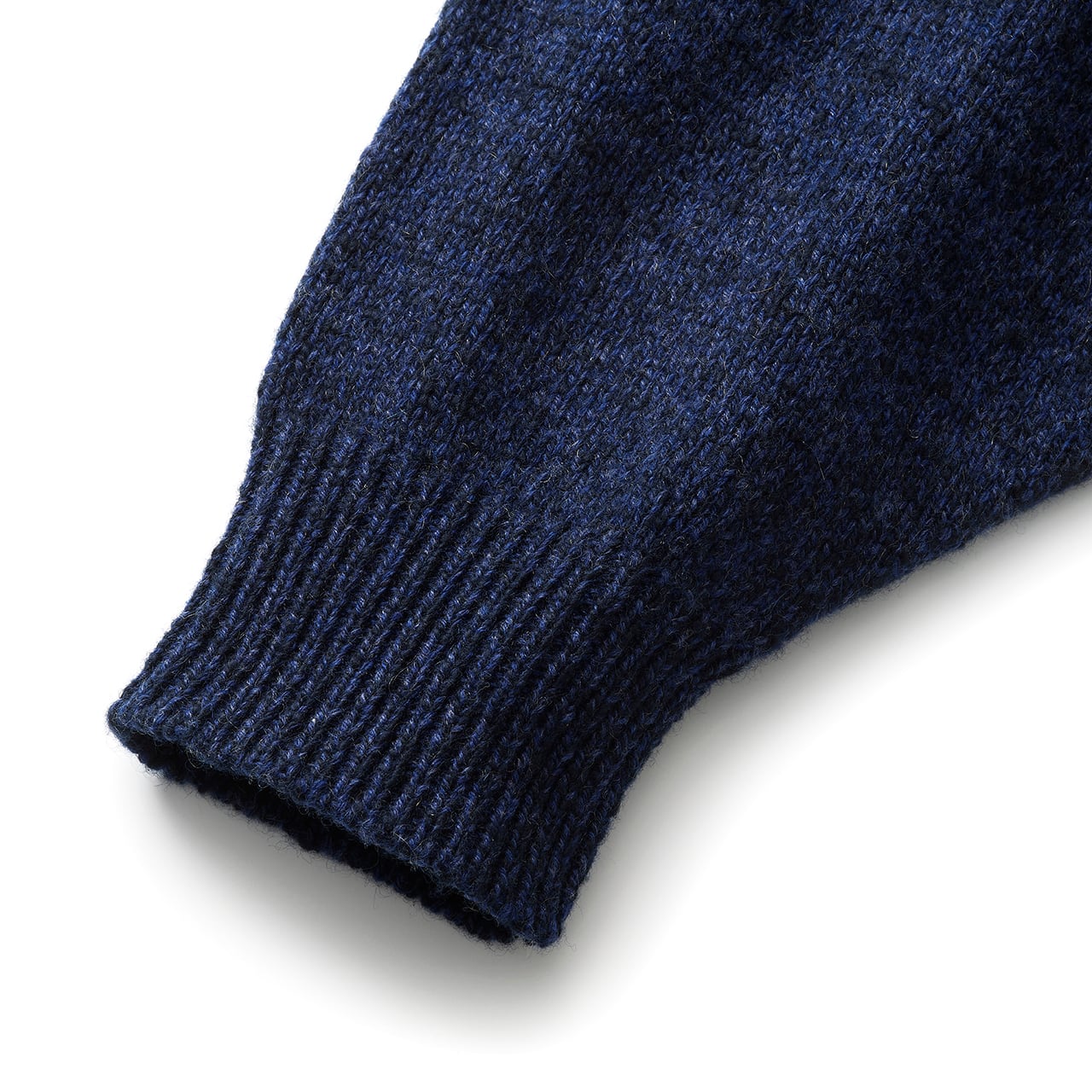 everyone cashmere mix crew knit sweater (BLUE) | everyone