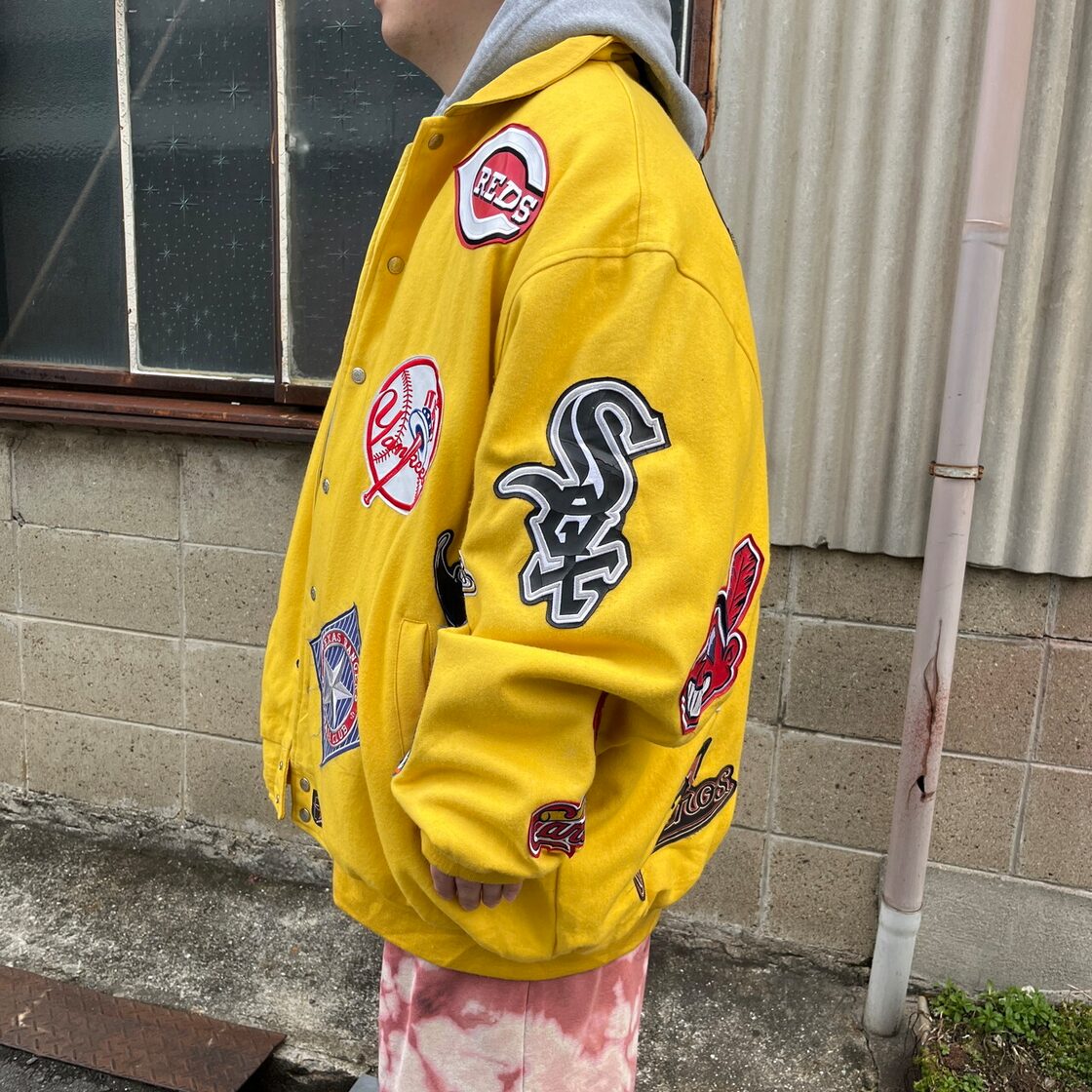 ジェフハミルトン ドジャース マメ スタジャン 袖レザー Lサイズ 大谷翔平 