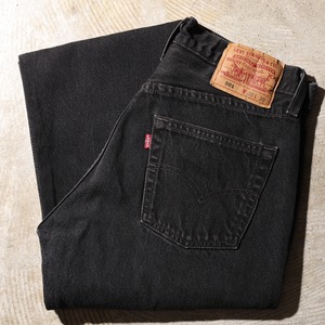 美品 30×30 501-0660 USA 93年 サルファーブラックデニムパンツ Levi’s リーバイス 黒