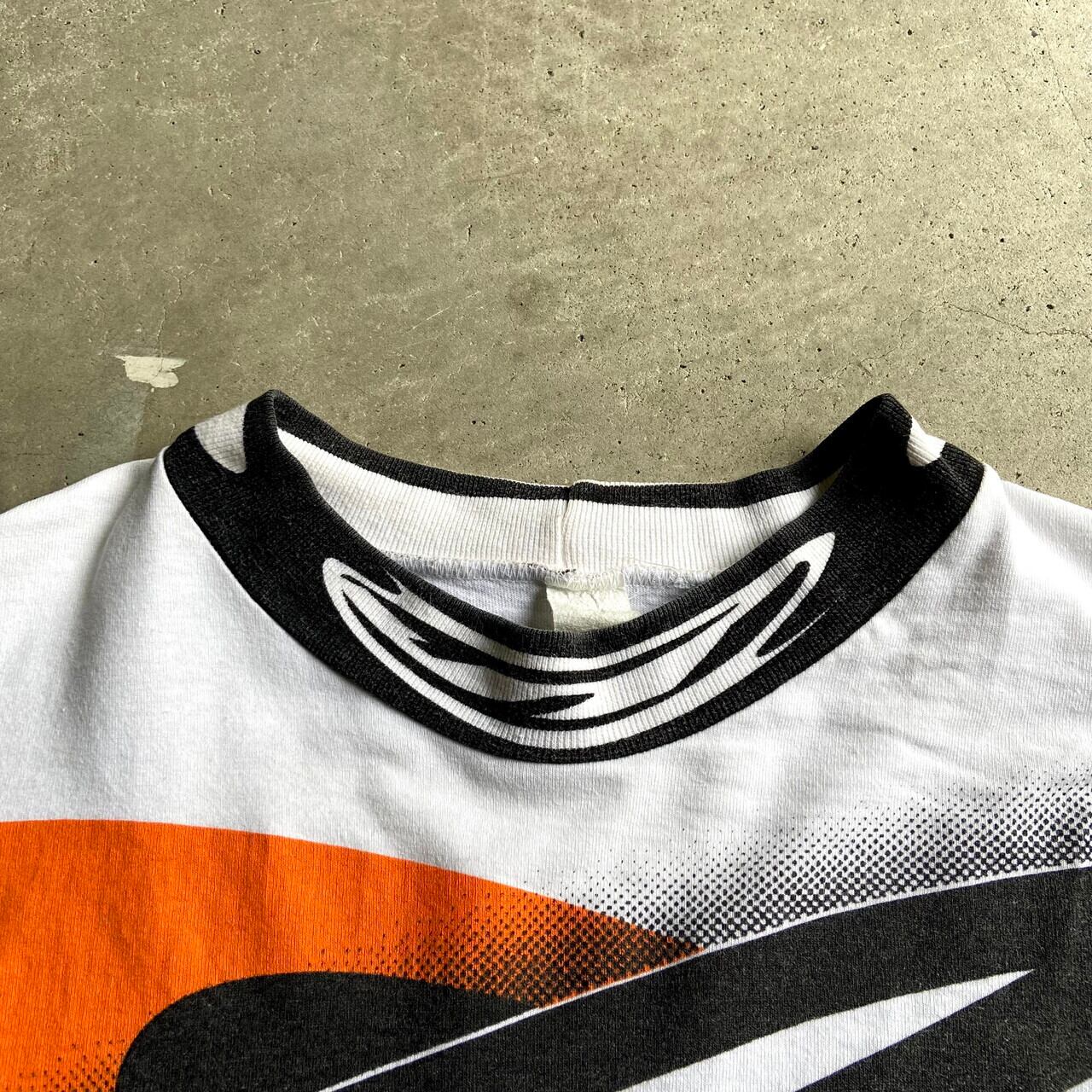 ビッグサイズ 90年代 レーシング power series プリント ロングTシャツ