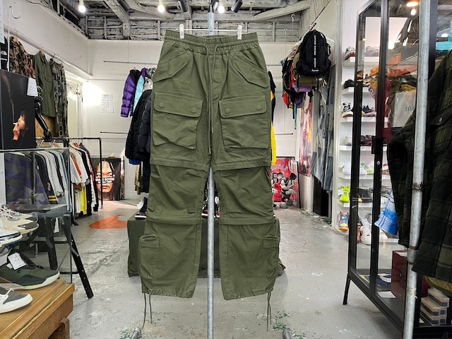 READY MADE REMOVAL CARGO PANT OLIVE 2 85788