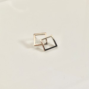 STUD EARRING SQUARE × SQUARE 〜 スタッドピアス スクエア × スクエア〜