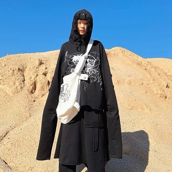 CFIERCE] Mummy Couple Printed Hoodie | BYORI