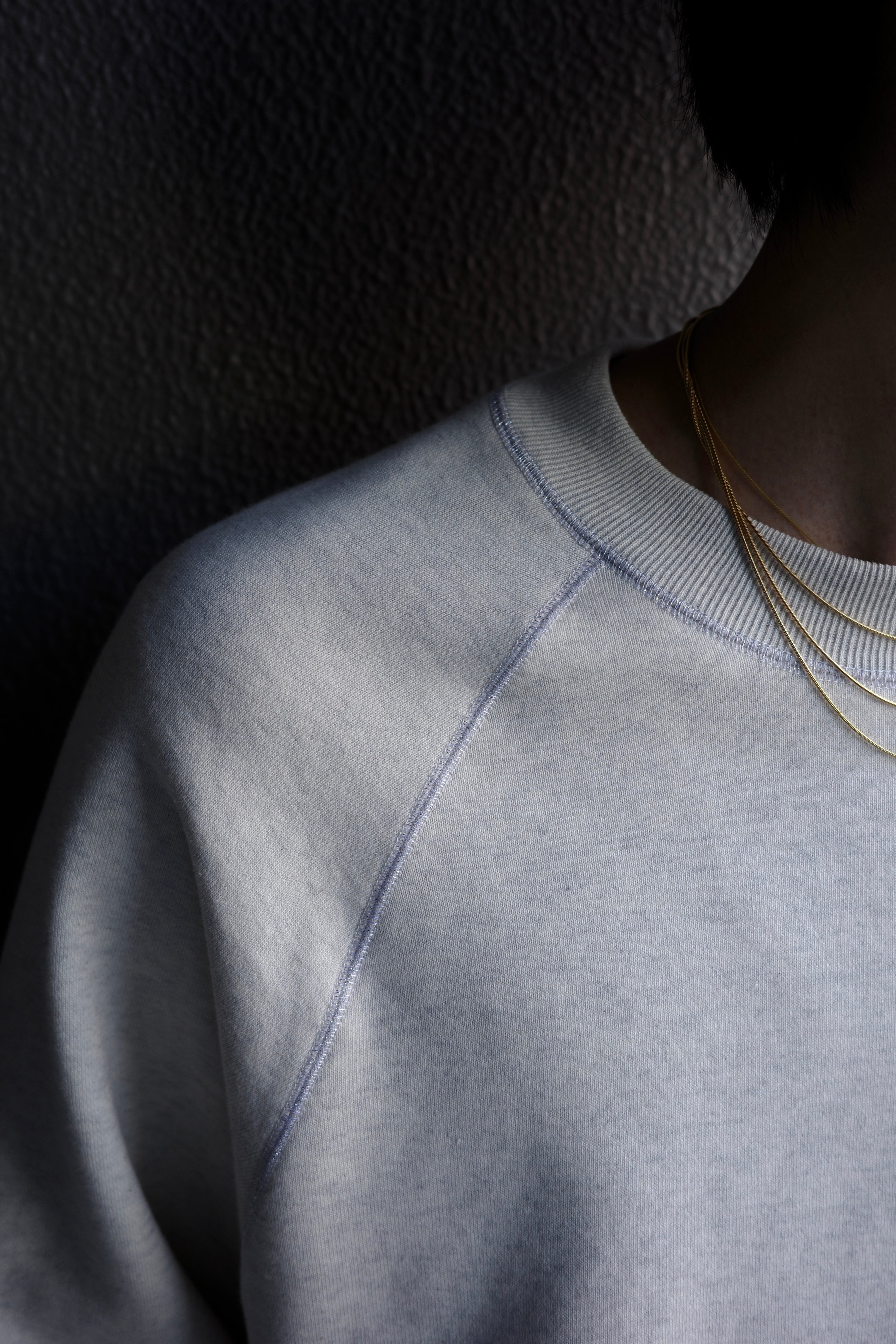 OLD FOLK HOUSE【Jewelry Sweatshirt-Crew -Heather Gray OLD FOLK HOUSE【Jewelry Sweatshirt-Crew -Heather Gray