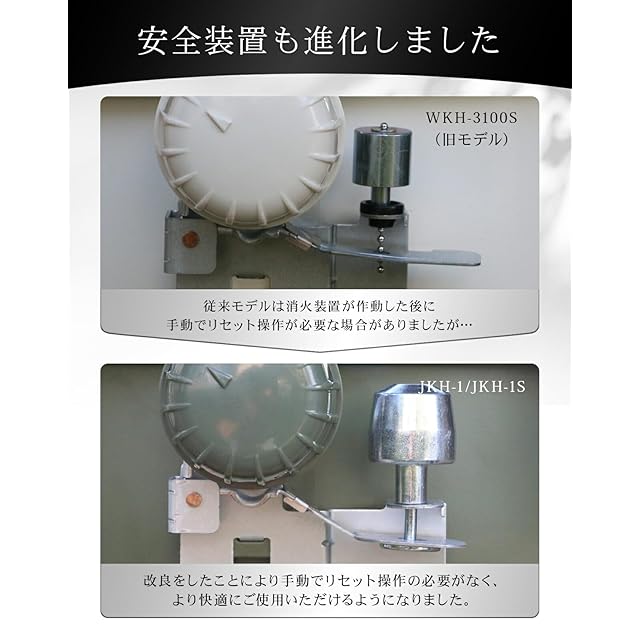 PASECO パセコ JKH-1S グレー 対流型 石油ストーブ 灯油 キャンプ