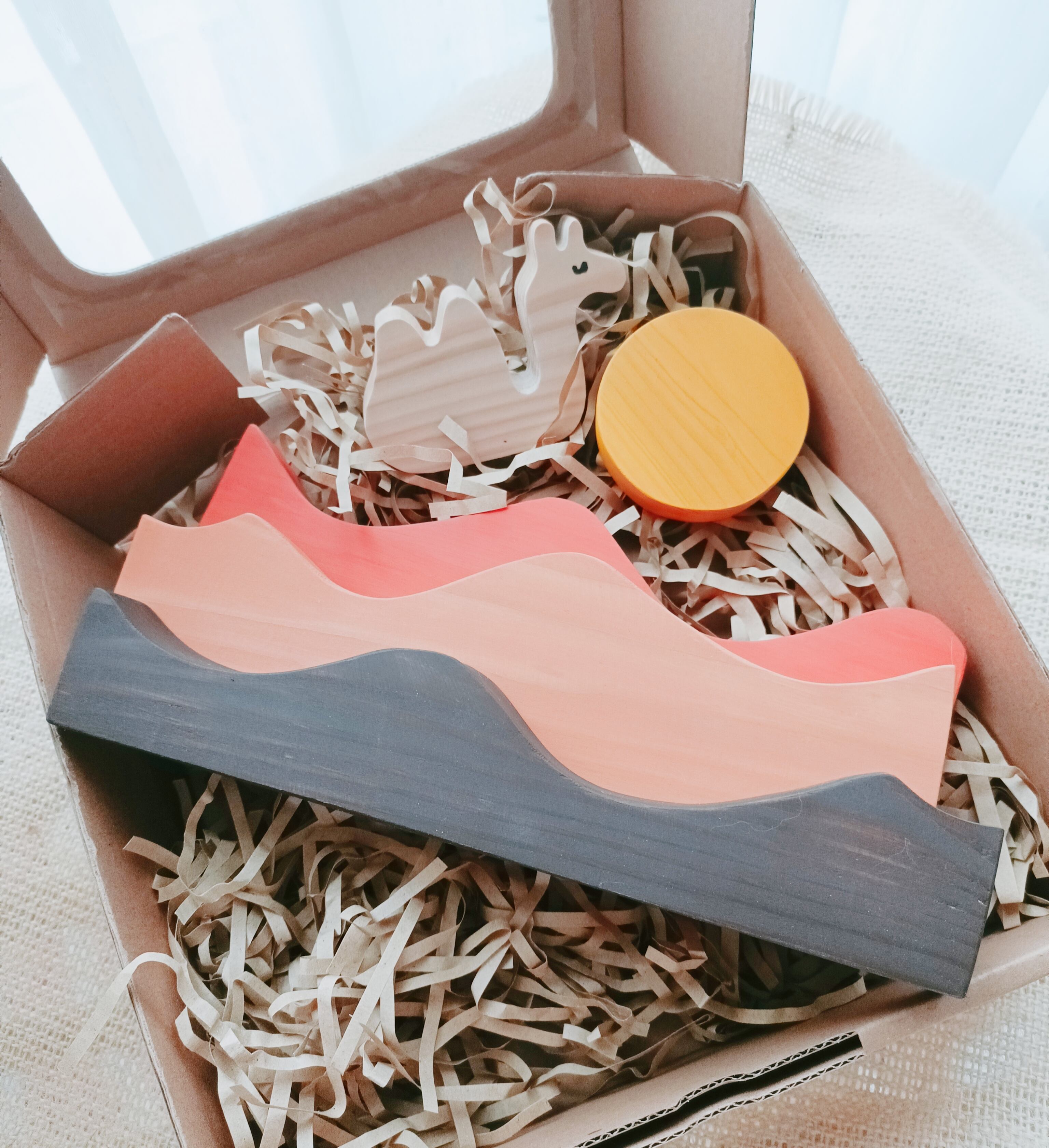 Letterinpine /Wooden Sunset camel/木のおもちゃ夕日&らくだ♡