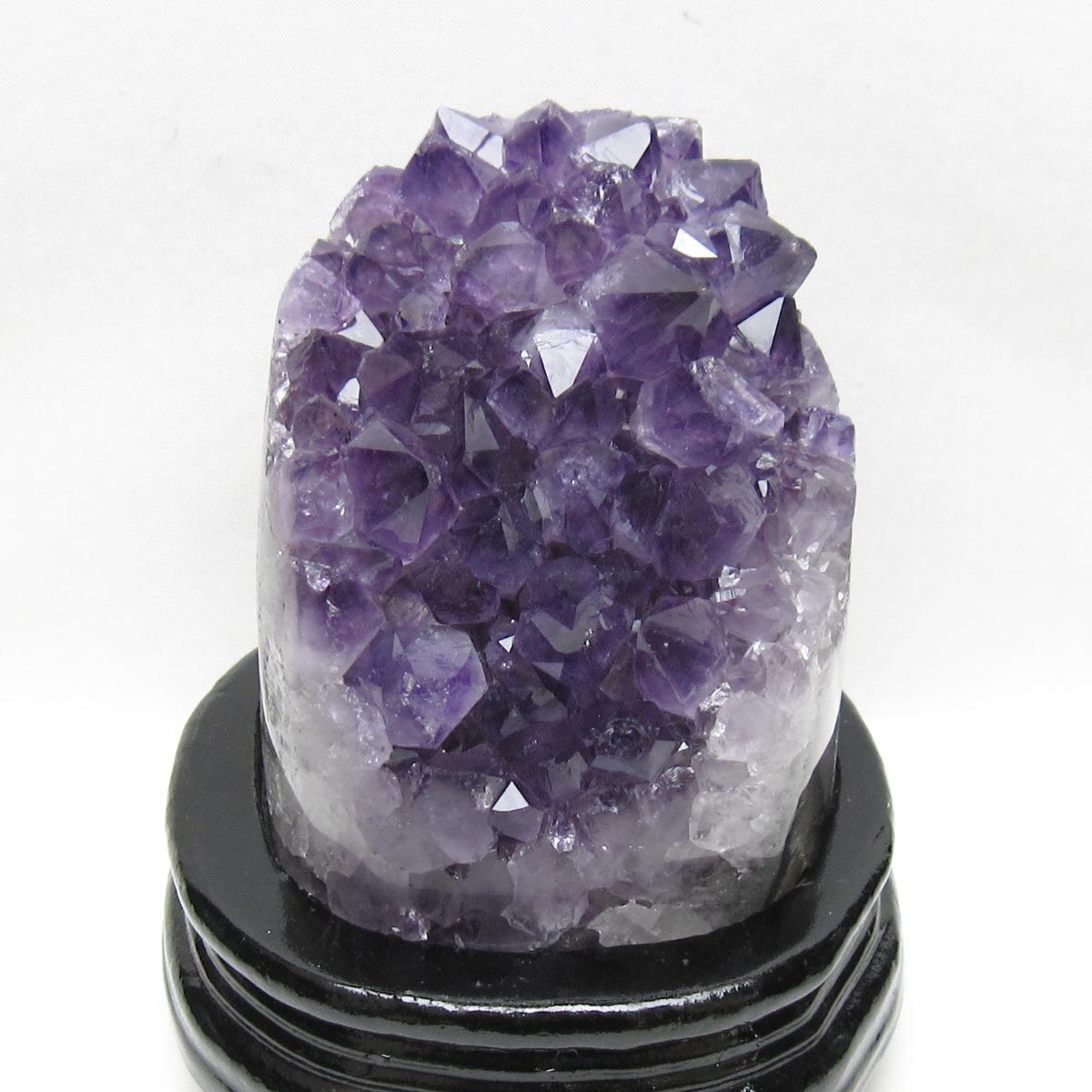 1.4Kg アメジスト 原石 ウルグアイ産 アメジスト クラスター amethyst 台座付属 一点物 182-8808