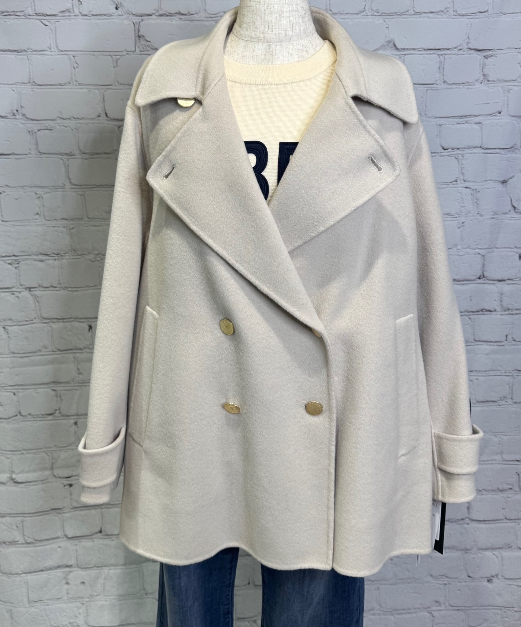 11/30迄限定値下げ ディニテコリエダブルフェイスＰコート SALE！Dignite collier ディニテコリエ ダブルフェイスPコート