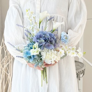 アーティシャルフラワーブーケ　WM 1104 ウェディング　結婚式　前撮り　プリザーブドフラワー　和装　白無垢