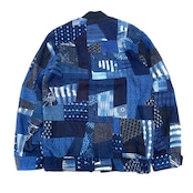 【bomber58】再構築ボンバー Msize Kimono × indigo MIX BOMBER JACKET