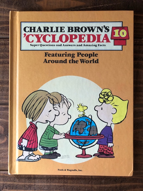 VINTAGE SNOOPY BOOK/チャーリーブラウン スヌーピー 百科事典 絵本 ビンテージ