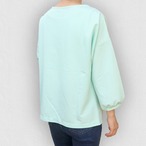 爽やかでシワになりにくい 襟タックブラウス｜ペパーミント｜サムネイル2