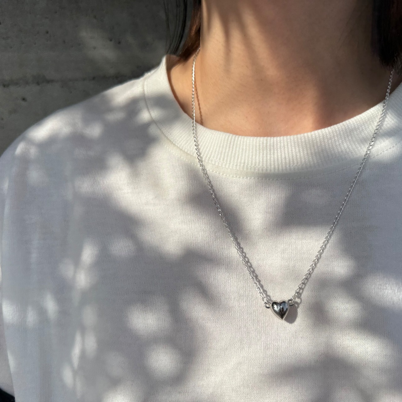 heart magnet necklace