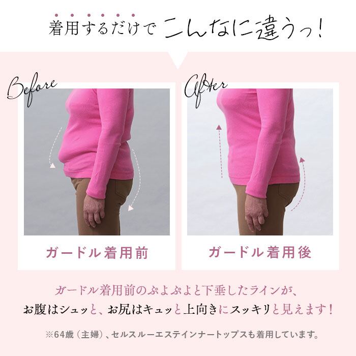 ガードル ぽっこりお腹 ハイウエスト 通販 2枚組 スタイルアップ