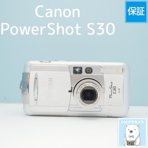 Canon PowerShot S30 デジカメ スマホ転送OK フルセット a6894