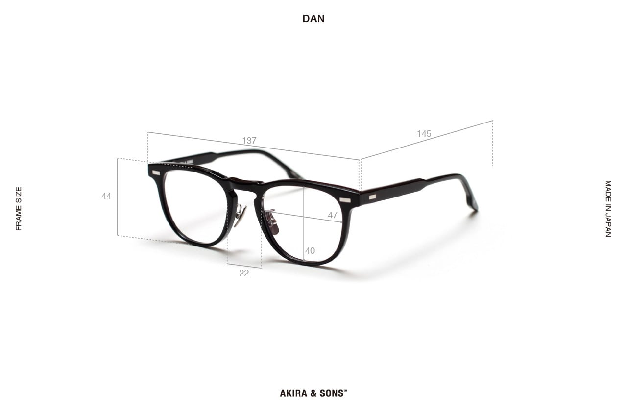 DAN (Celluloid) | AKIRA & SONS / JAPAN MADE EYEWEAR