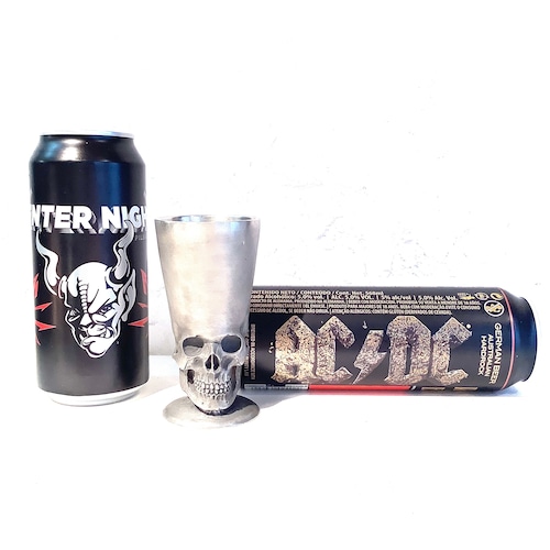 BurdenOfProof バーデンオブプルーフBOFP-205 Skull-beer glass 盃 酒器 錫器 麦酒 ビール グラス