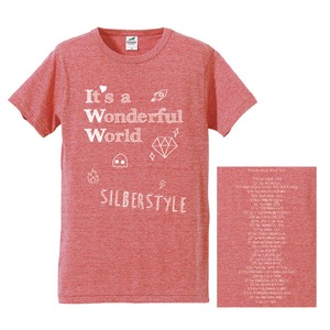 It's a Wonderful World TOUR Tシャツ【Vintage Heather Red】