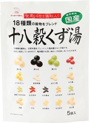 【人気】日東食品工業 十八穀くず湯 90g(18g×5袋)×2