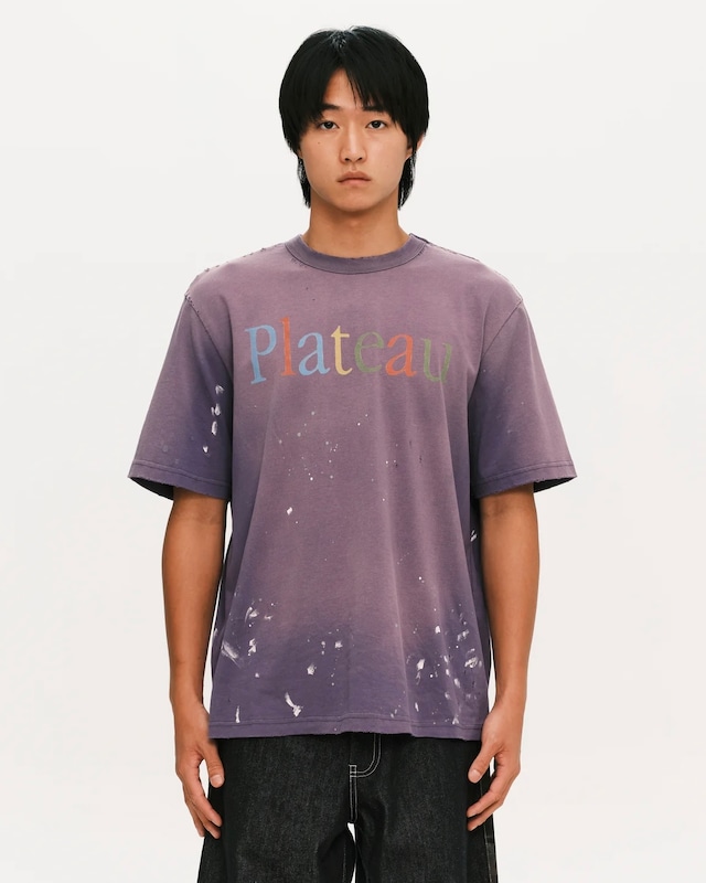 plateau studio【 Vintage tee -purple- 】