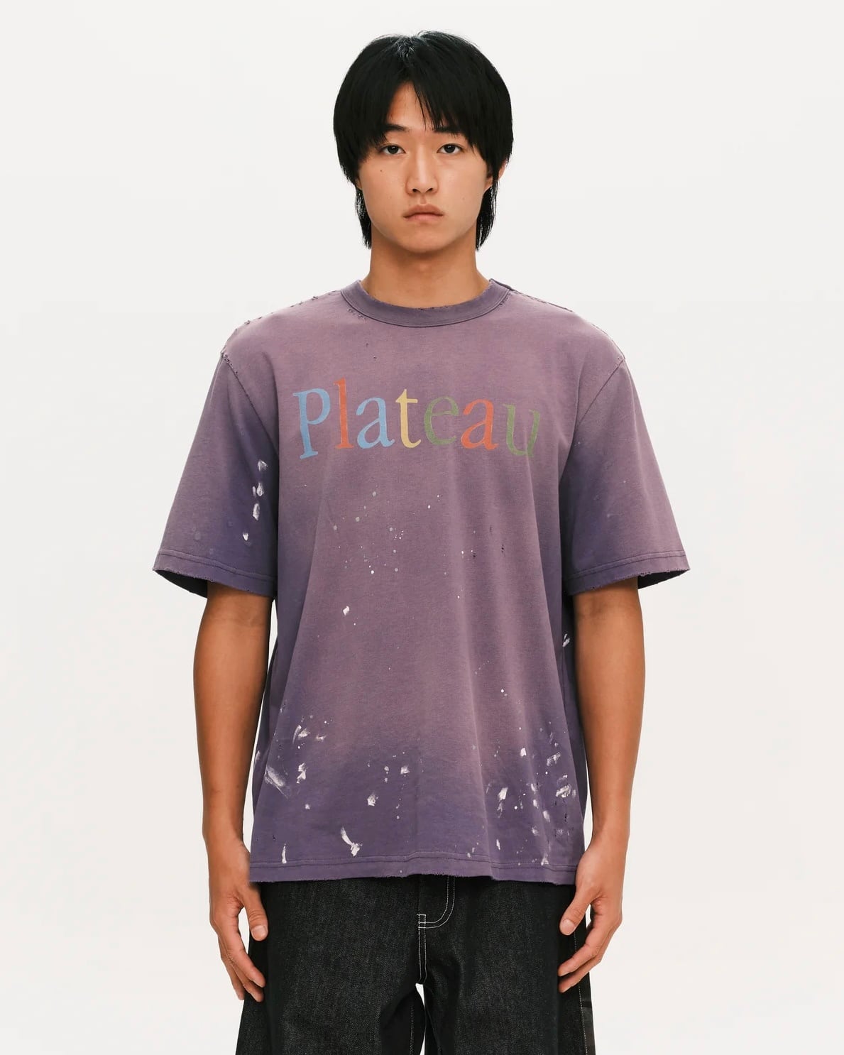 plateau studio【 Vintage tee -purple- 】
