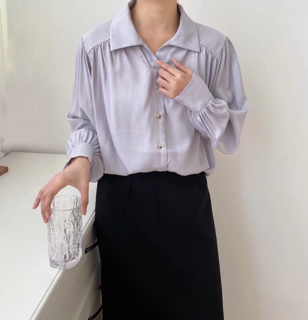 ボリュームスリーブ　ブラウス　AJ2205-601