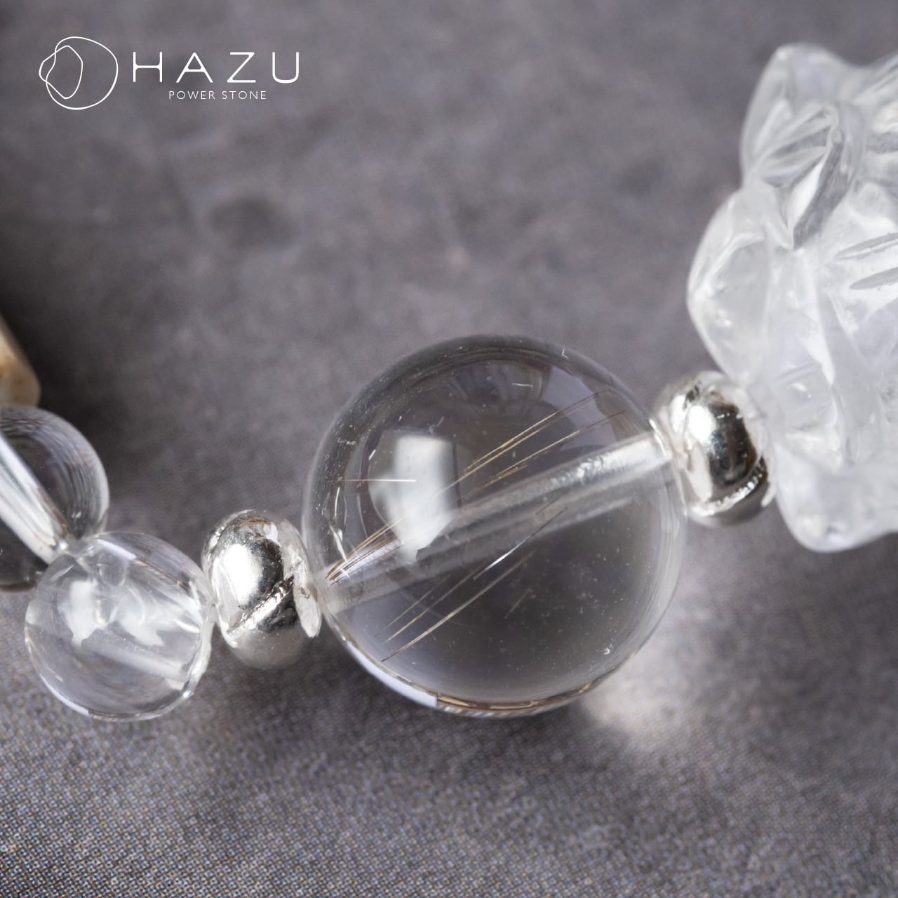 蓮華の五徳☆美しく咲く華［蓮の水晶／シルバールチル／ツァボライト